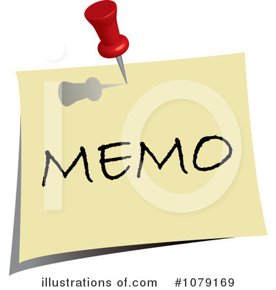 Royalty-Free (RF) Memo Clipart Illustration by Pams Clipart - Stock Sample #1079169