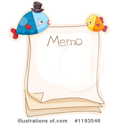 Memo Clipart #1193546 by BNP Design Studio