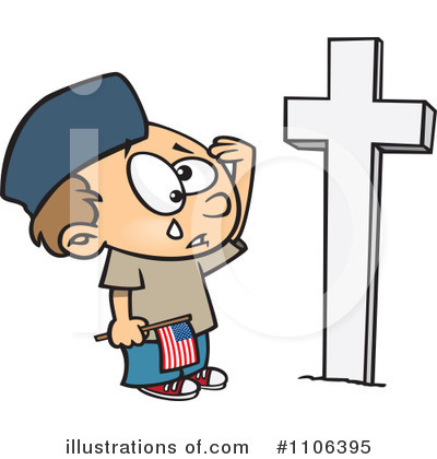 Royalty-Free (RF) Memorial Day Clipart Illustration by toonaday - Stock Sample #1106395