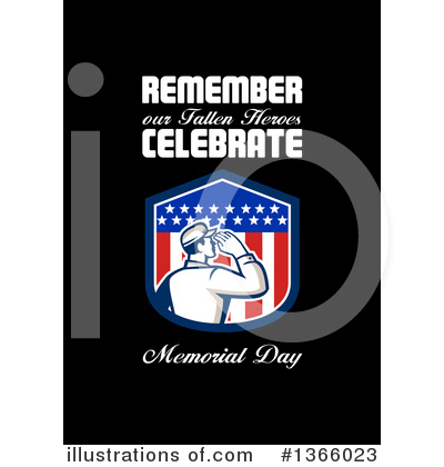 Memorial Day Clipart #1366023 by patrimonio