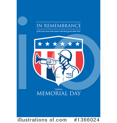 Royalty-Free (RF) Memorial Day Clipart Illustration by patrimonio - Stock Sample #1366024