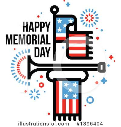Royalty-Free (RF) Memorial Day Clipart Illustration by elena - Stock Sample #1396404