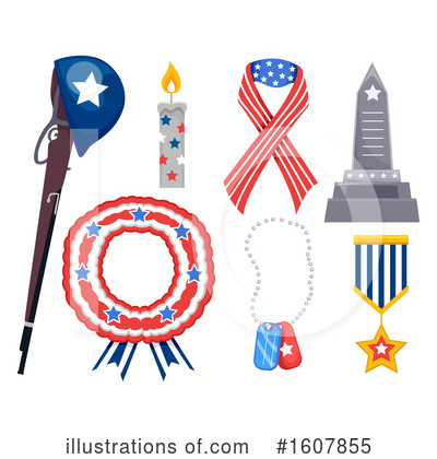 Memorial Day Clipart #1607855 by BNP Design Studio