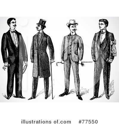Royalty-Free (RF) Men Clipart Illustration by BestVector - Stock Sample #77550
