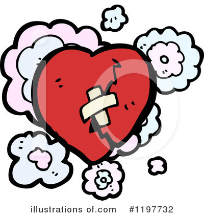 Broken Heart Clipart #1197732 by lineartestpilot
