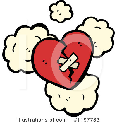 Royalty-Free (RF) Mending Heart Clipart Illustration by lineartestpilot - Stock Sample #1197733
