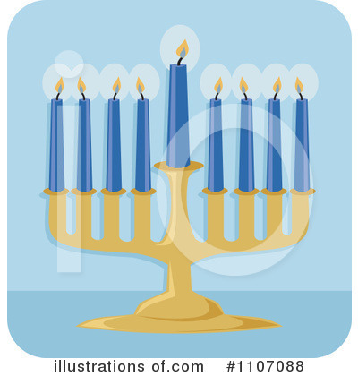 Hanukkah Clipart #1107088 by Amanda Kate