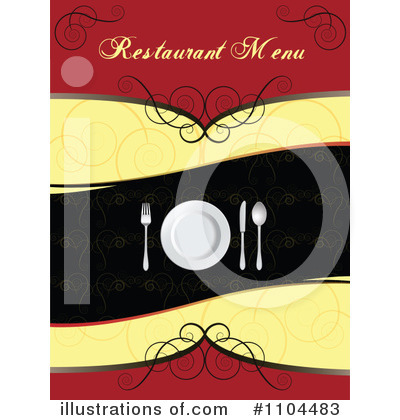 Royalty-Free (RF) Menu Clipart Illustration by merlinul - Stock Sample #1104483