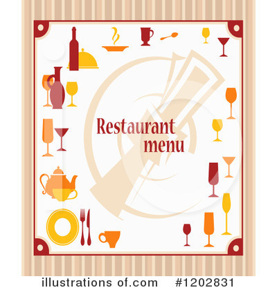 Royalty-Free (RF) Menu Clipart Illustration by Vector Tradition SM - Stock Sample #1202831