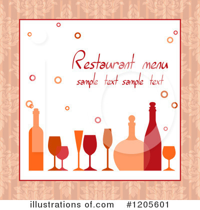 Royalty-Free (RF) Menu Clipart Illustration by Vector Tradition SM - Stock Sample #1205601