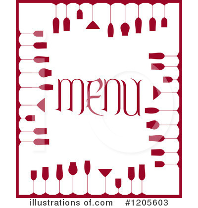 Royalty-Free (RF) Menu Clipart Illustration by Vector Tradition SM - Stock Sample #1205603