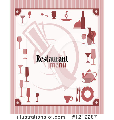Royalty-Free (RF) Menu Clipart Illustration by Vector Tradition SM - Stock Sample #1212287