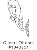Mermaid Clipart #1043951 by toonaday