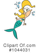 Mermaid Clipart #1044031 by toonaday