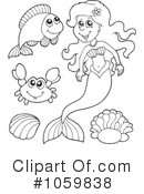 Mermaid Clipart #1059838 by visekart