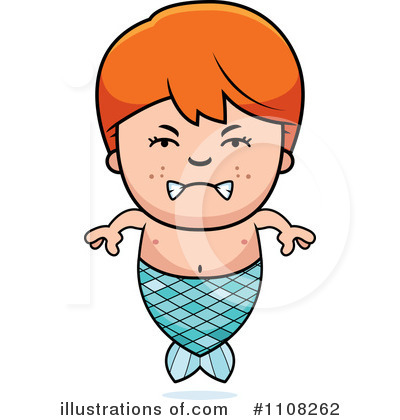 Mermaid Clipart #1108262 by Cory Thoman