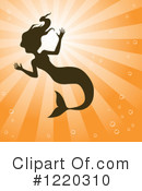 Mermaid Clipart #1220310 by cidepix
