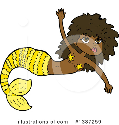 Mermaid Clipart #1337259 by lineartestpilot