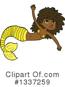 Mermaid Clipart #1337259 by lineartestpilot