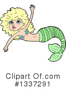 Mermaid Clipart #1337291 by lineartestpilot