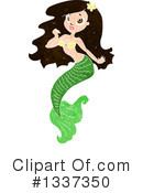 Mermaid Clipart #1337350 by lineartestpilot