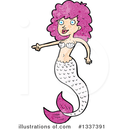 Royalty-Free (RF) Mermaid Clipart Illustration by lineartestpilot - Stock Sample #1337391