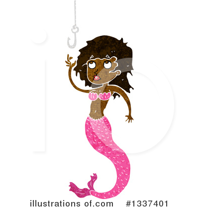 Royalty-Free (RF) Mermaid Clipart Illustration by lineartestpilot - Stock Sample #1337401