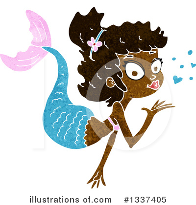 Royalty-Free (RF) Mermaid Clipart Illustration by lineartestpilot - Stock Sample #1337405