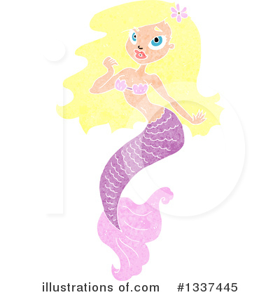 Royalty-Free (RF) Mermaid Clipart Illustration by lineartestpilot - Stock Sample #1337445