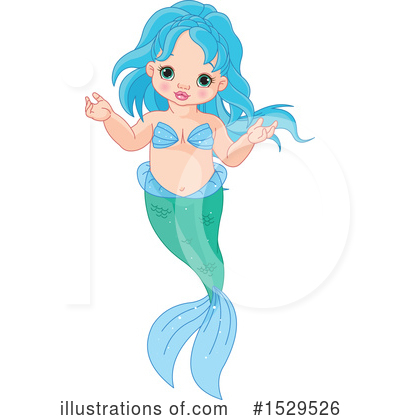 Royalty-Free (RF) Mermaid Clipart Illustration by Pushkin - Stock Sample #1529526