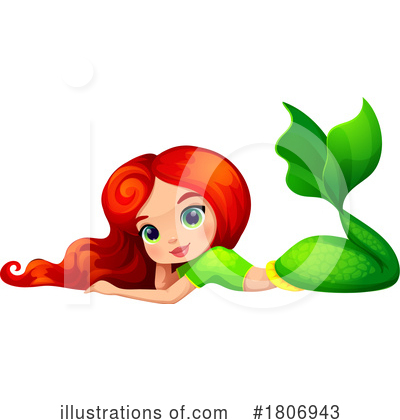 Mermaid Clipart #1806943 by Vector Tradition SM