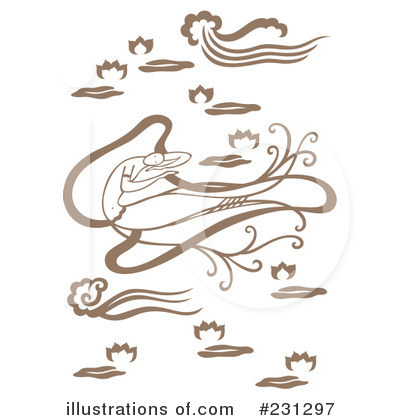Royalty-Free (RF) Mermaid Clipart Illustration by Cherie Reve - Stock Sample #231297