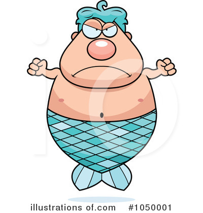 Merman Clipart #1050001 by Cory Thoman