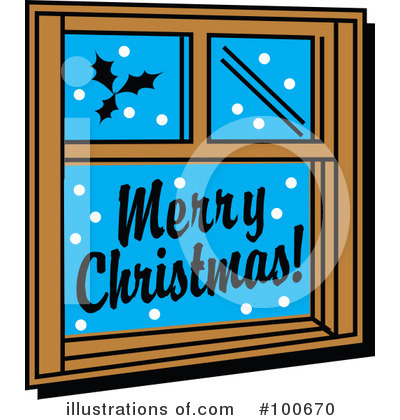 Royalty-Free (RF) Merry Christmas Clipart Illustration by Andy Nortnik - Stock Sample #100670
