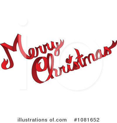 Royalty-Free (RF) Merry Christmas Clipart Illustration by visekart - Stock Sample #1081652