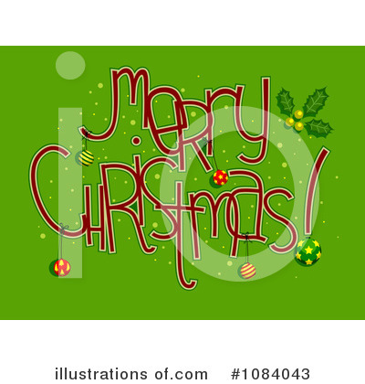 Royalty-Free (RF) Merry Christmas Clipart Illustration by BNP Design Studio - Stock Sample #1084043