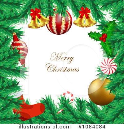 Royalty-Free (RF) Merry Christmas Clipart Illustration by vectorace - Stock Sample #1084084