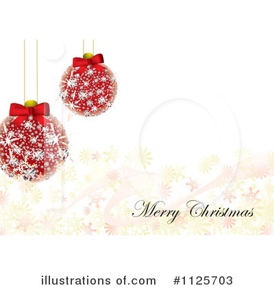 Royalty-Free (RF) Merry Christmas Clipart Illustration by michaeltravers - Stock Sample #1125703