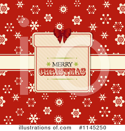 Royalty-Free (RF) Merry Christmas Clipart Illustration by elaineitalia - Stock Sample #1145250