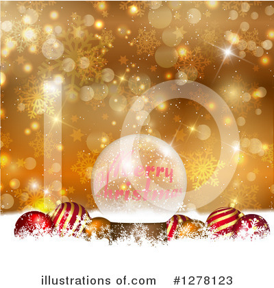 Royalty-Free (RF) Merry Christmas Clipart Illustration by KJ Pargeter - Stock Sample #1278123