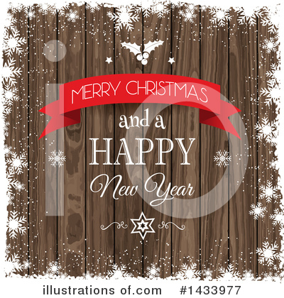 Royalty-Free (RF) Merry Christmas Clipart Illustration by KJ Pargeter - Stock Sample #1433977