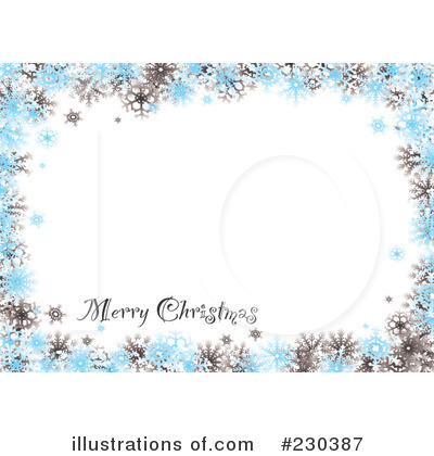 Royalty-Free (RF) Merry Christmas Clipart Illustration by michaeltravers - Stock Sample #230387