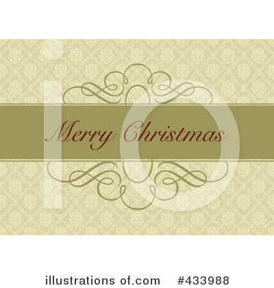 Royalty-Free (RF) Merry Christmas Clipart Illustration by BestVector - Stock Sample #433988