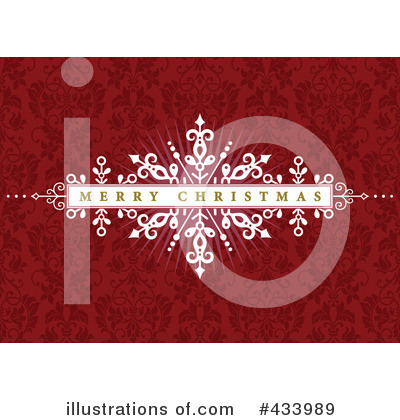 Royalty-Free (RF) Merry Christmas Clipart Illustration by BestVector - Stock Sample #433989