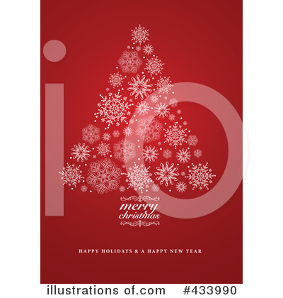Royalty-Free (RF) Merry Christmas Clipart Illustration by BestVector - Stock Sample #433990