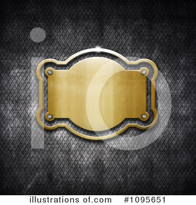 Royalty-Free (RF) Metal Background Clipart Illustration by KJ Pargeter - Stock Sample #1095651