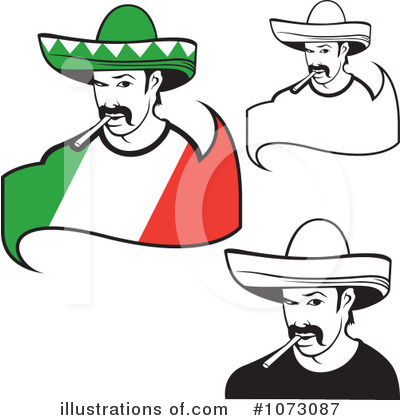 Royalty-Free (RF) Mexican Clipart Illustration by dero - Stock Sample #1073087