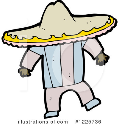 Mexican Man Clipart #1225736 by lineartestpilot