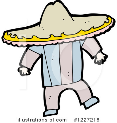 Mexican Man Clipart #1227218 by lineartestpilot
