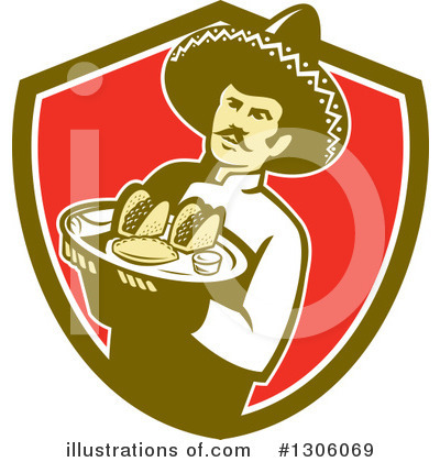 Royalty-Free (RF) Mexican Clipart Illustration by patrimonio - Stock Sample #1306069